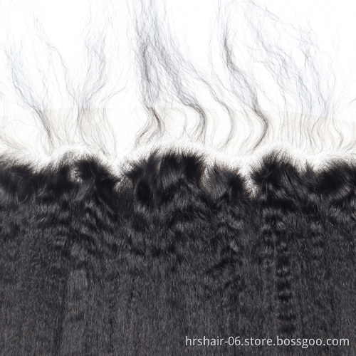 factory supply cuticle aligned Brazilian human hair natural kinky straight 12A double drawn bundles
